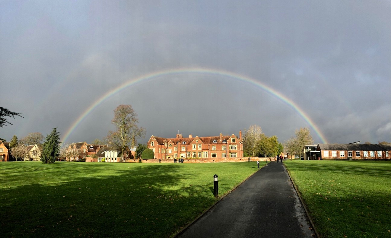 A rainbow captured above Wendron-Gordon